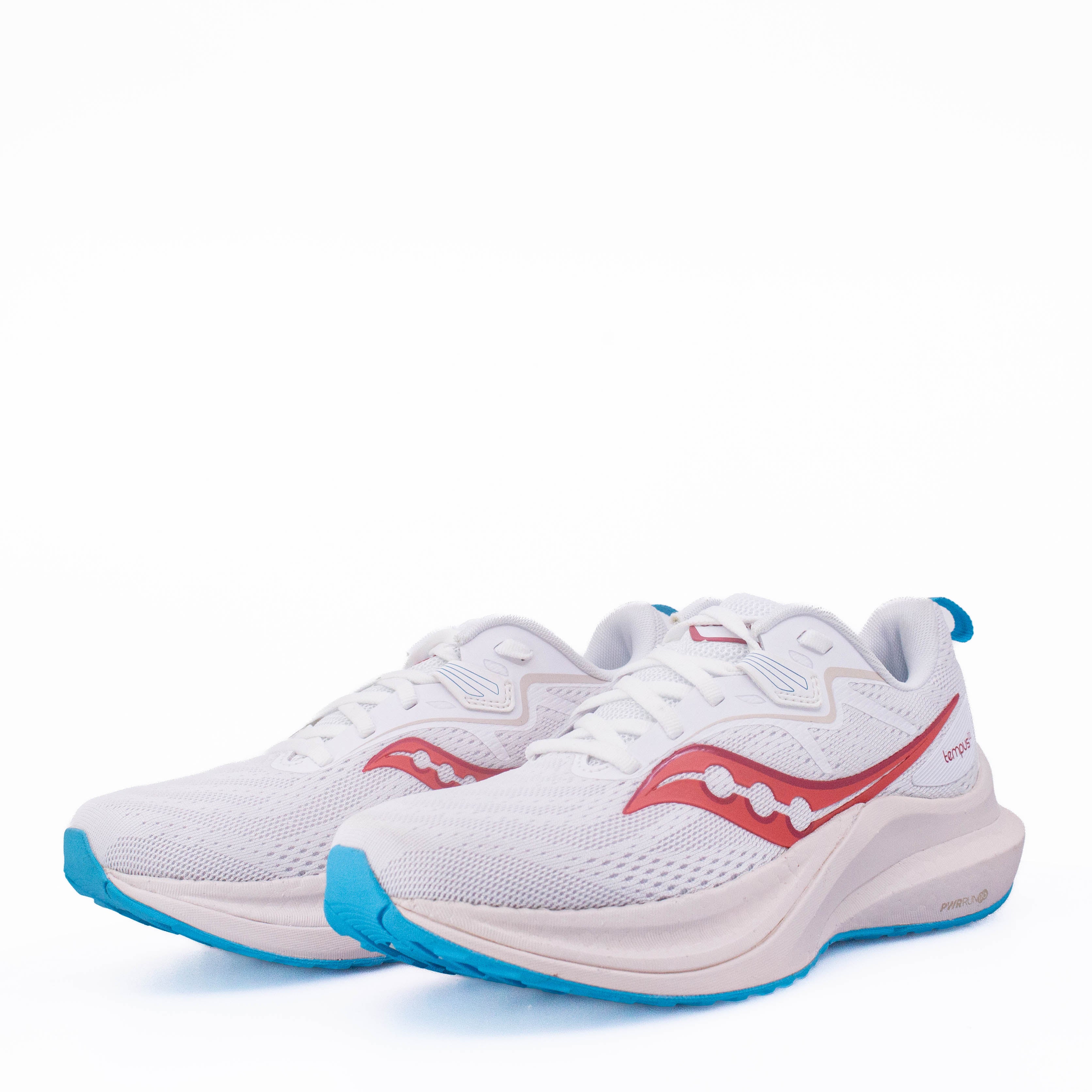 Saucony Tempus 2 (B Standard) Womens White/Cayenne - Frontrunner Colombo